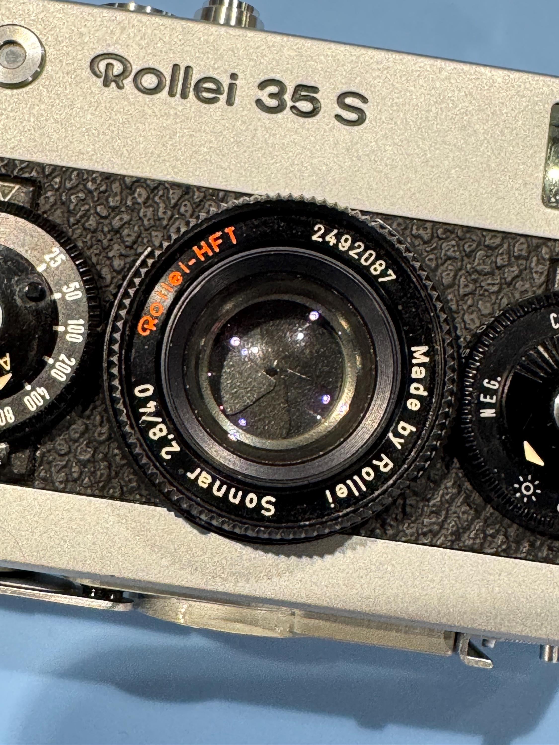 Rollei 35S 35mm Film Camera W/sonnar 40mm F/2.8 Lens 90 Day