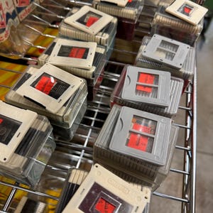 Rare 10 boxes of 20 Colorclip 35mm glass slides various full frame and masks