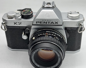 ペンタックス K2 35 mm ブラックペイントカメラ - 50 mm f/1.7