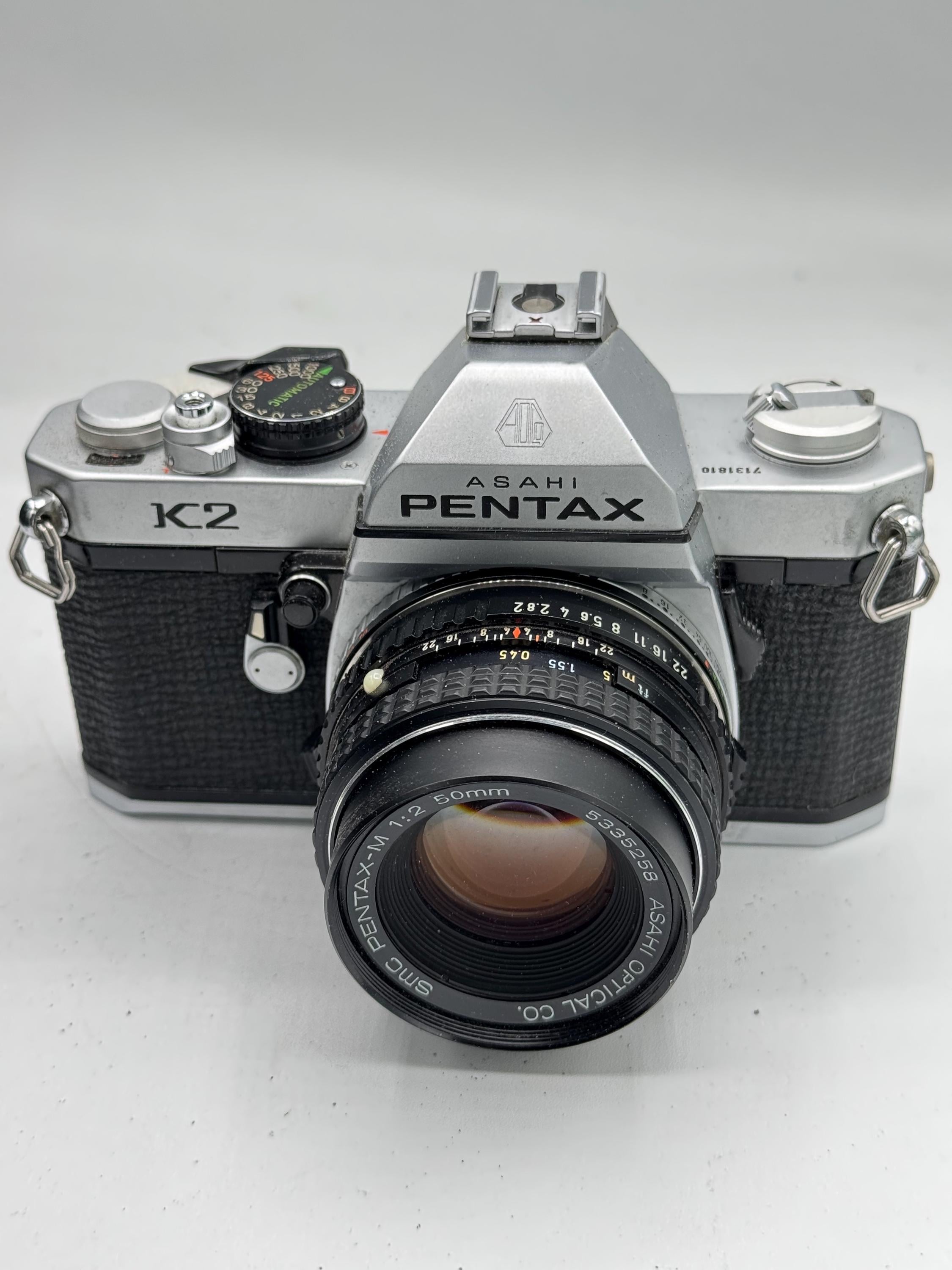 Pentax K2 35mm Film Camera W/50mm Lens Upgraded Version of K1000