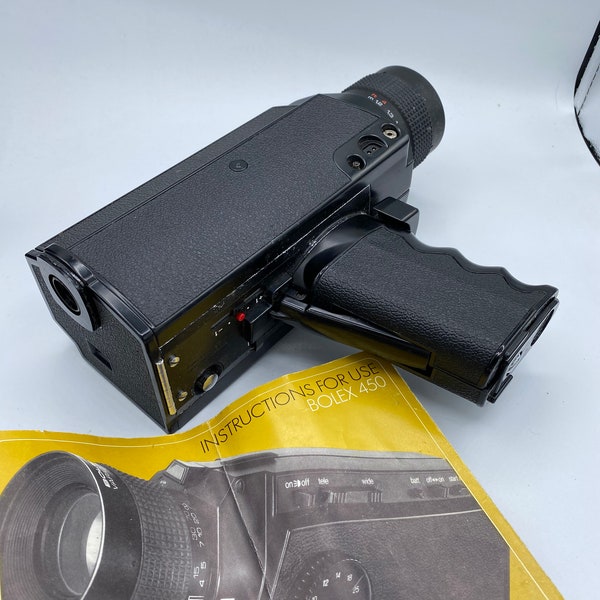 Bolex 450 super 8mm Filmkamera wie für Teile LESEN!