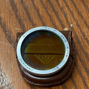 Rolleiflex Rollei-yellow  R1 filter ex+ 90 day warranty
