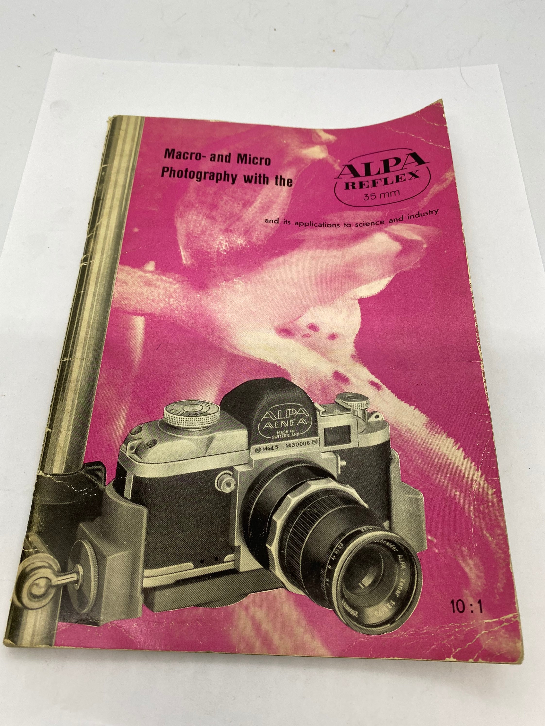 Rare Alpa macro and micro photography Operator Manual!