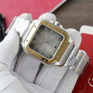 Relojes Cartier Santos Demi Grey Dial 40 mm