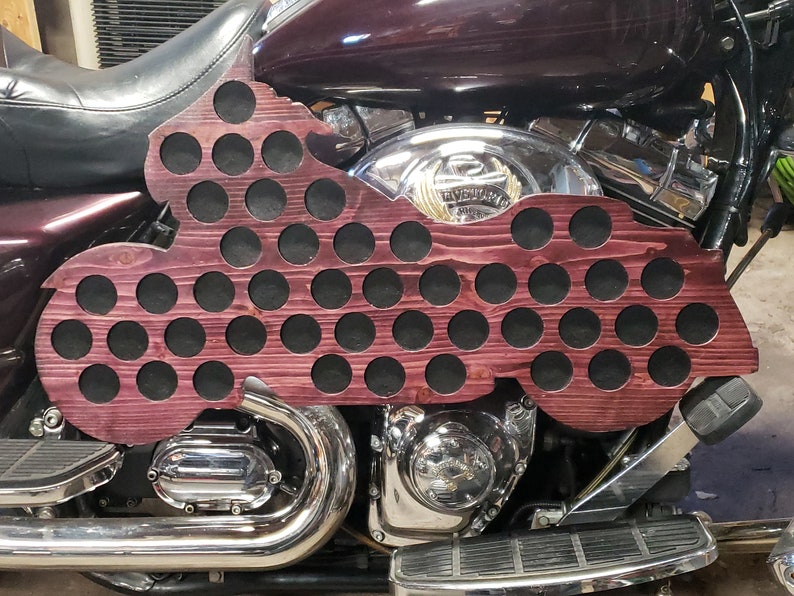Handmade Motorcycle Display for Harley Poker Chips Etsy Handmade Motorcycle Display for Harley Poker Chips Etsy