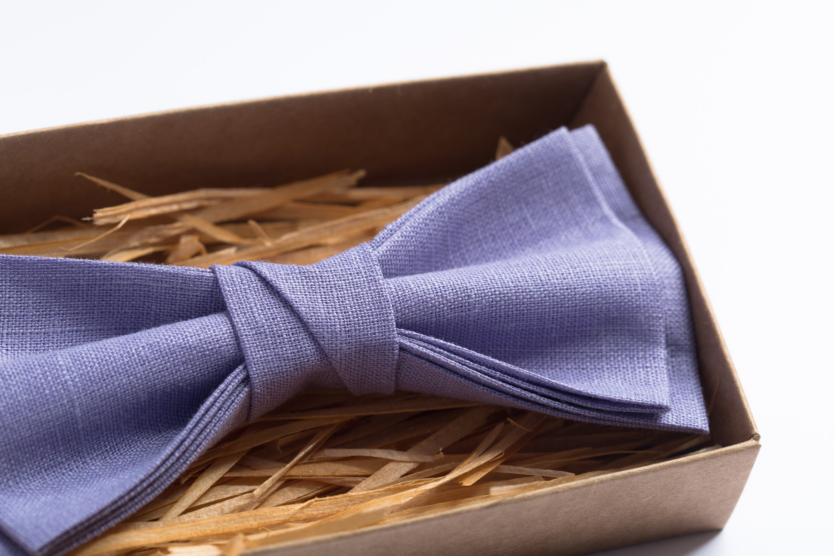Lavender purple bow ties for men Pre tied bow ties for Etsy