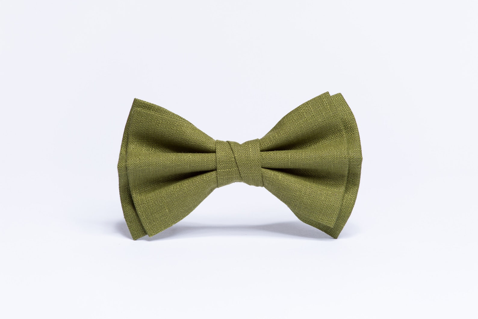 Moss green bow ties for wedding Fancy bow ties for men Etsy