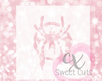 Spider Symbol Cookie Stencil.