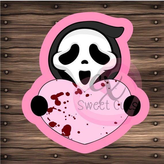 Scream My Name Cookie Cutter. Valentines Day. Horror.