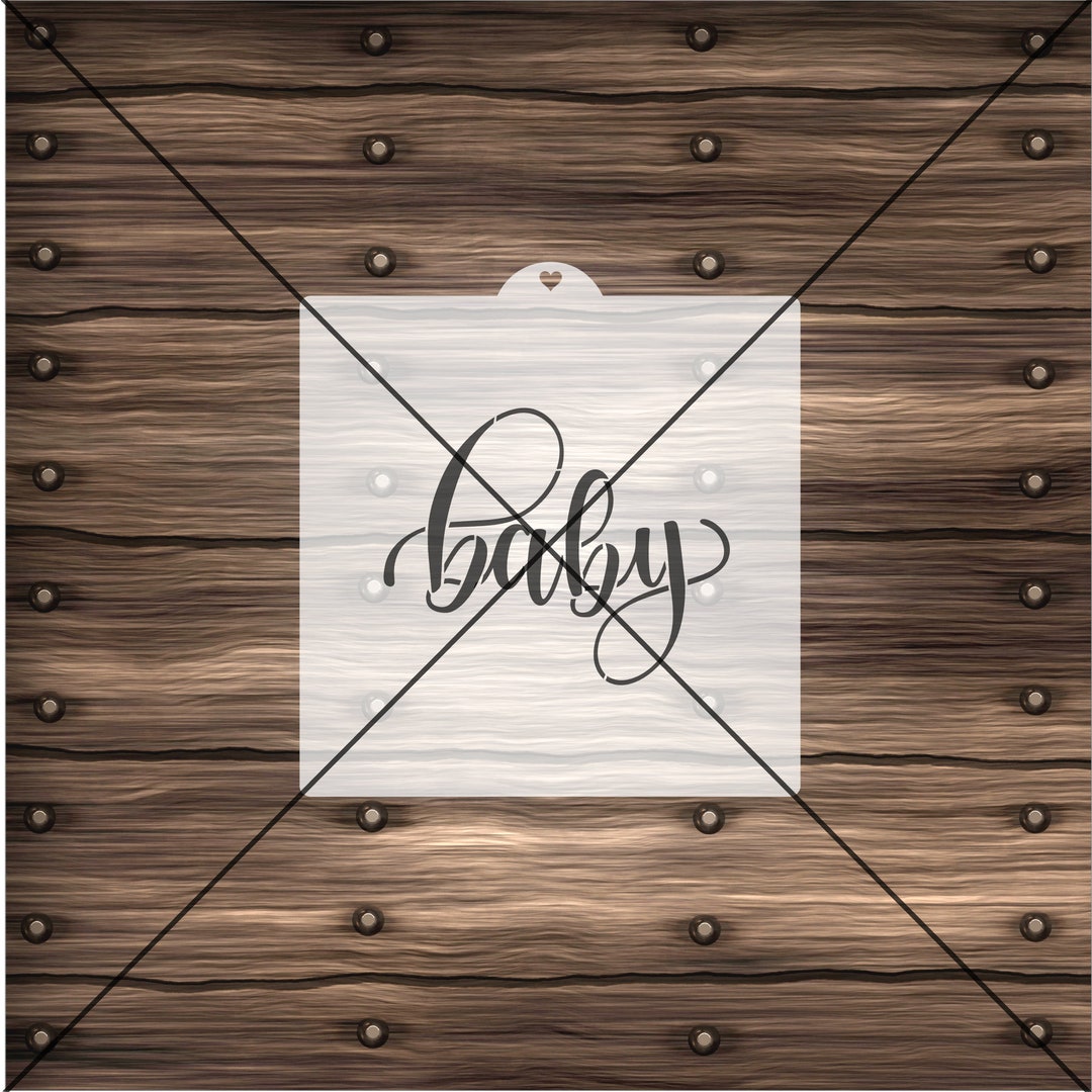 Baby Cookie Stencil. Baby Shower. Pregnancy. Birthday Etsy