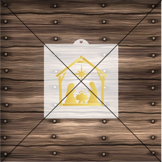 Nativity Scene. Christmas Decoration With Birth Of Baby Jesus Christ Stock  Photo - Image of christian, born: 132289454
