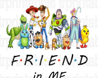 Toy Story /"You/'ve Got A Friend In Me/" 3.5/" Embroidered Iron//Sewn On Patch