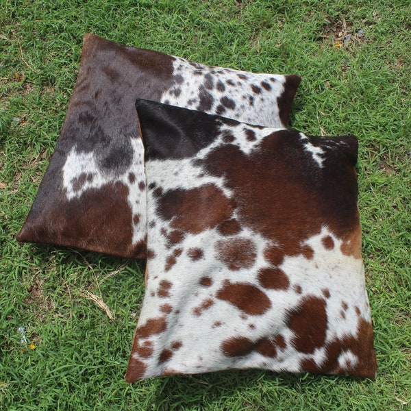 Cowhide Pillow Etsy
