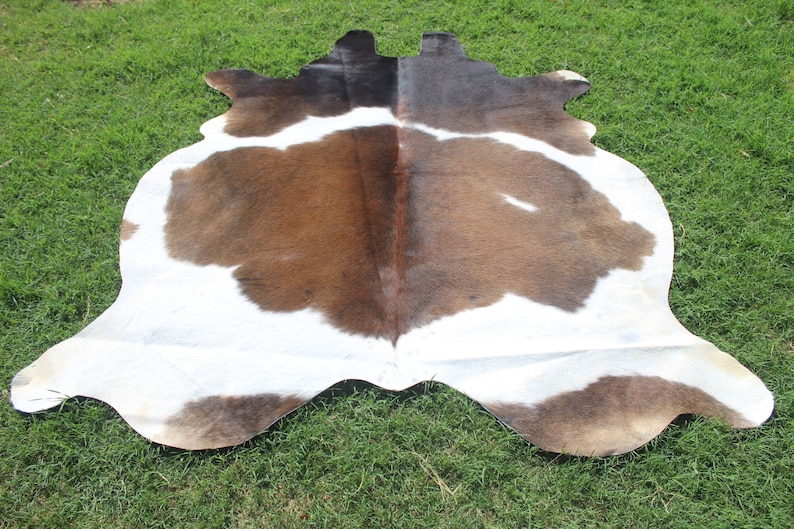 Large Cowhide Rug Tricolor Cowhide Rug Large Cow Skin Rug Cow Etsy