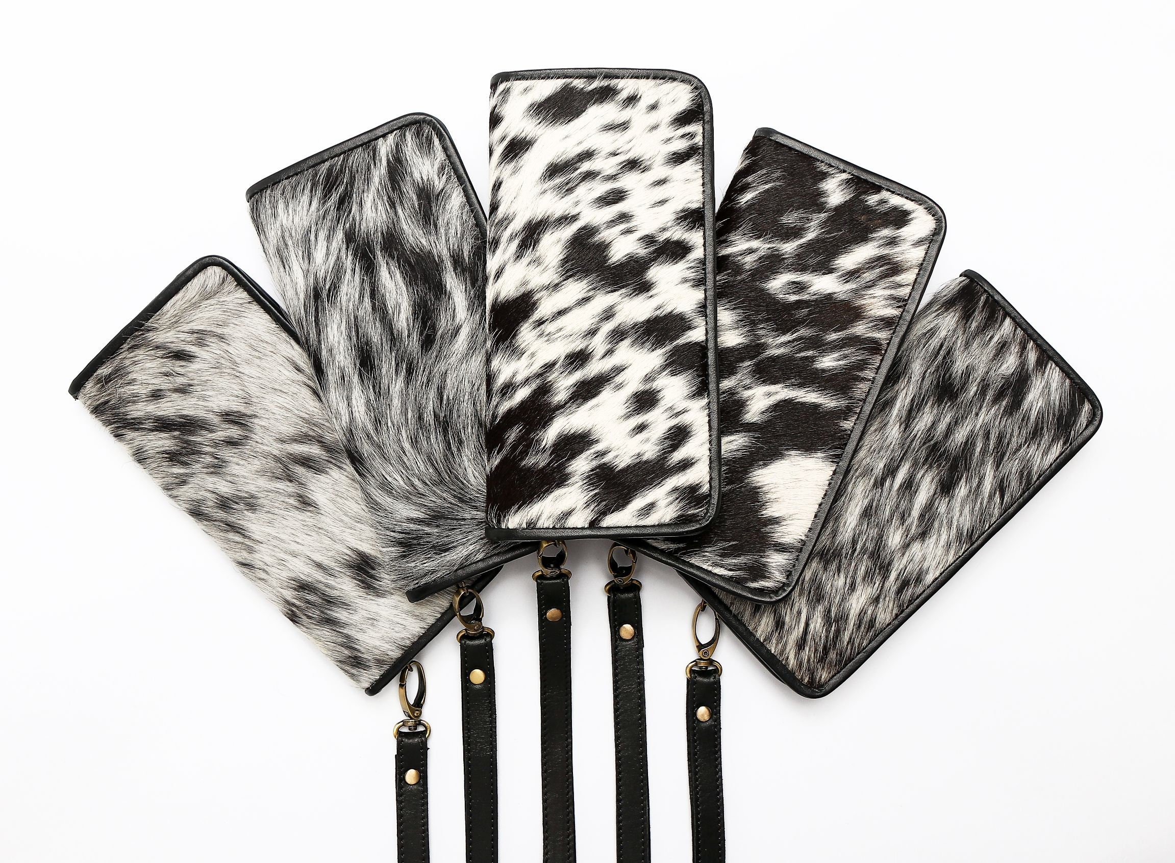 Cowhide Rug Wallet Real Cow Hide Leather Wallet for Women Etsy