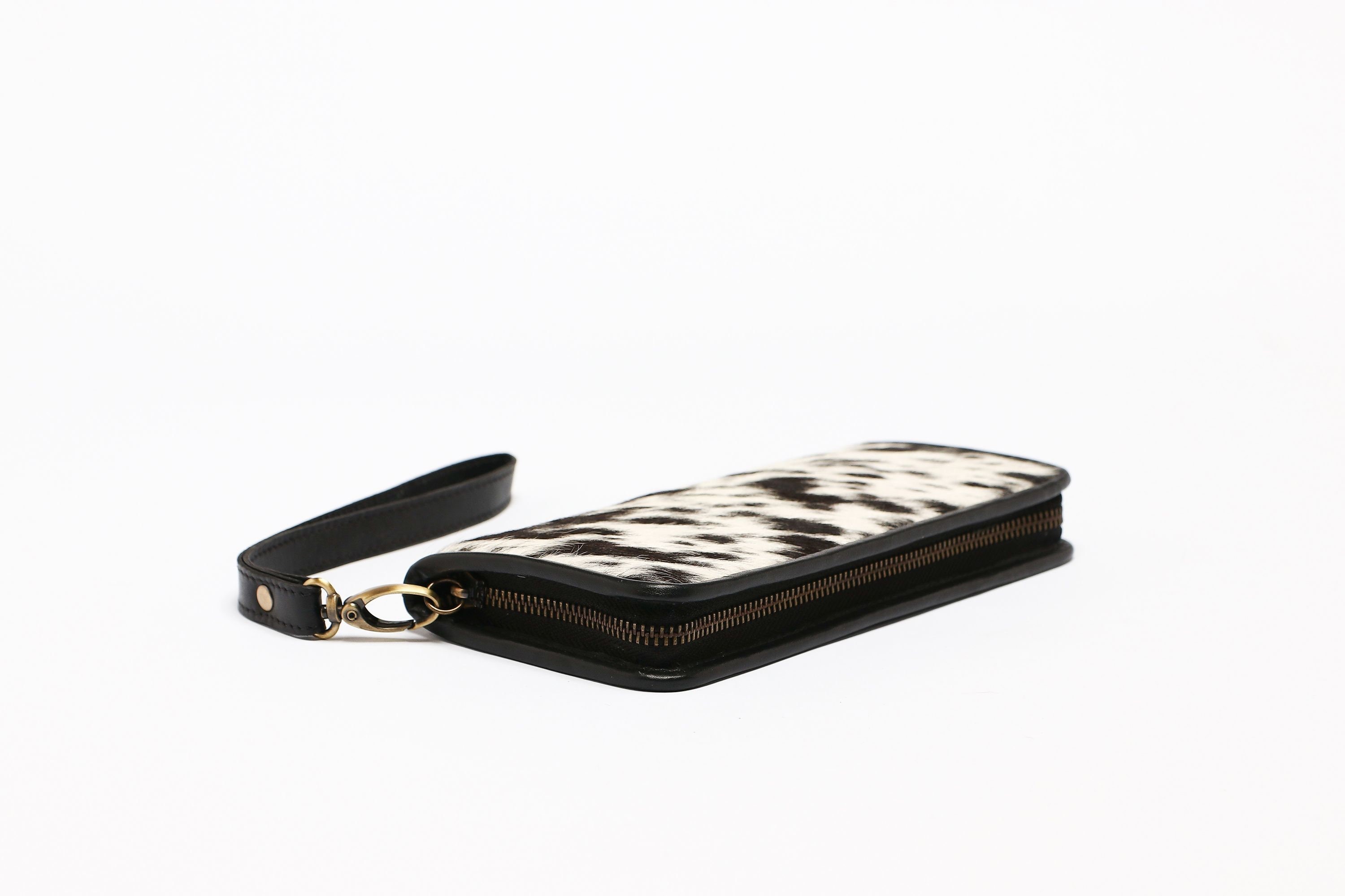 Cowhide Rug Wallet Real Cow Hide Leather Wallet For Women Etsy