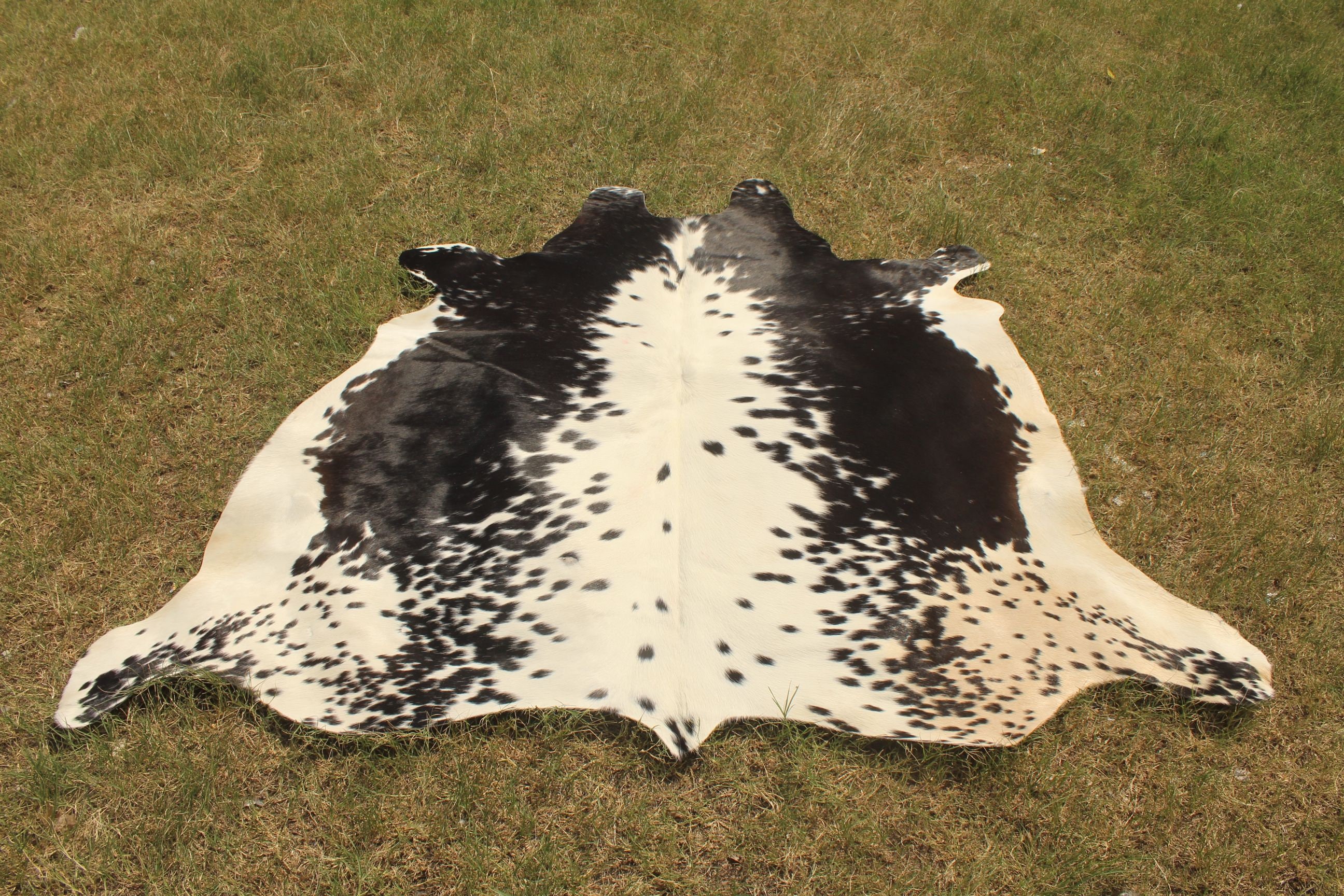 Amazing Black and White Cowhide Rug 5 x 6 Cow Skin Rug Carpet Etsy