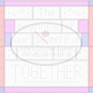 PATTERN:  "The Beginning of Our Beautiful Crazy Life Together" Crochet Pattern