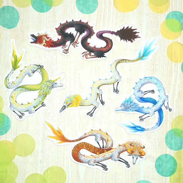 Zelda dragons stickers pack stationery