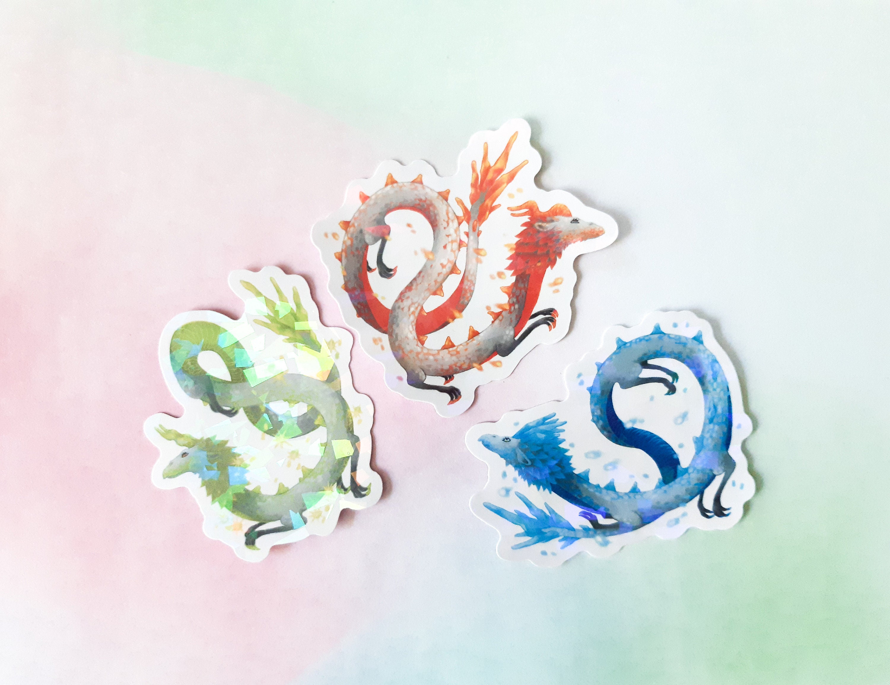 Zelda Botw dragons HOLO stickers pack stationery for bujo journaling …