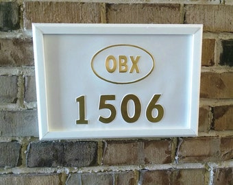 OBX Address Plaque