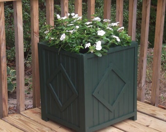 Planter  20 " XL  Big Diamond  Planter