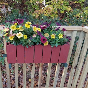 Window Box  Wood Planter Dog Ear