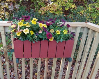 Window Box  Wood Planter Dog Ear