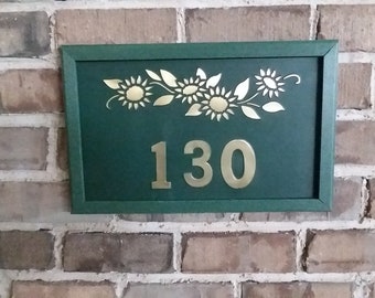 Vine Address Plaque