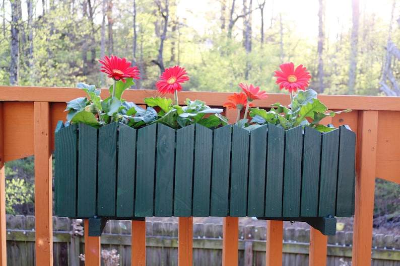 Window box deck hangers Etsy