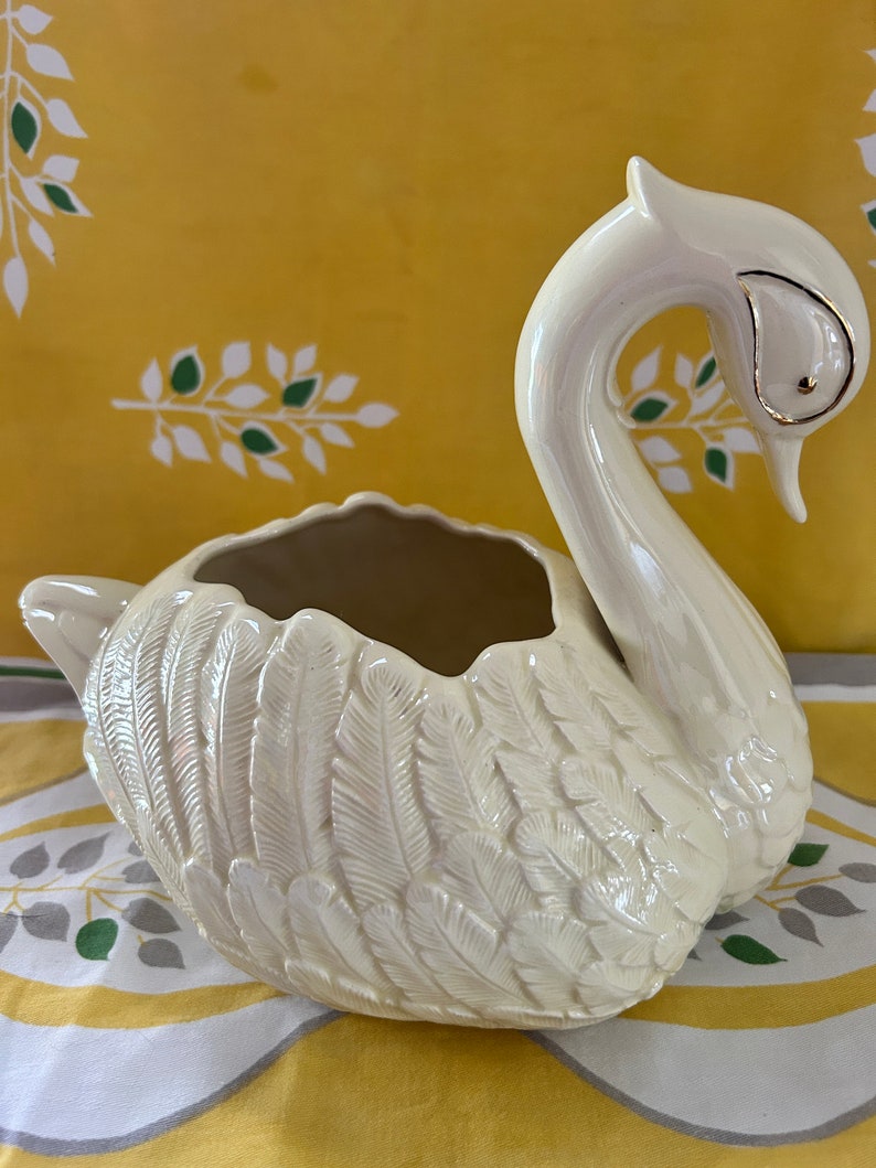 Swan Planter Etsy
