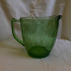 Bloemenmotief Vintage glazen kruik