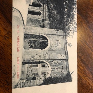 N ° 40. GIBRALTAR - Port Soutg portes carte postale