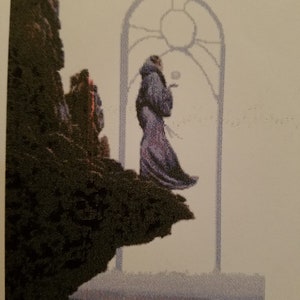 RARE OOP 1997 &quot;Passage: Verge&quot; from Cathie&#39;s Cupboard and Crafts Fantasy Artistic Portrait Cross Stitch, Rating - 2, Z