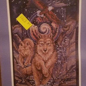 RARE 2001 Fleur de Lis, &quot;The Power of the Dream&quot; Wildlife Fantasy Cross Stitch Packet, Rating - 2, Z
