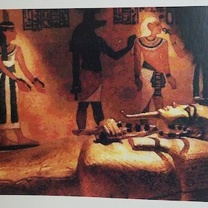KING TUT&#39;S Golden Tomb - Egyptian Historic Artistic Cross Stitch, Rating - 3