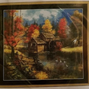 GLORY OF AUTUMN 2003 Scenic Artistic cross stitch chart, Rating - 3, Z