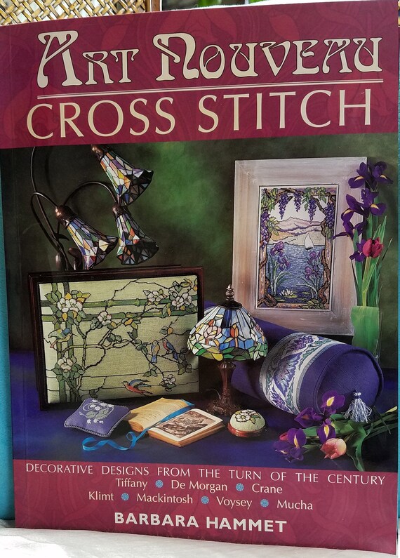 Art Nouveau Cross Stitch Book of Charts/patterns. Rating 2 Etsy