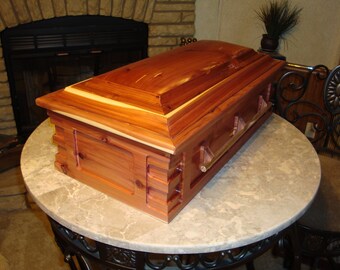 wooden pet caskets