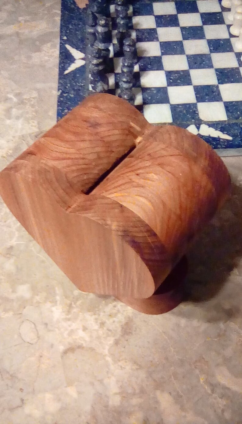Cedar Heart Coin Bank /'one coat finish/'