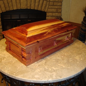 10 x 20 Pet Casket & Memory Chest Custom Pet funeral box, pet coffin, pet burial casket, pet memory box, pet bereavement burial box