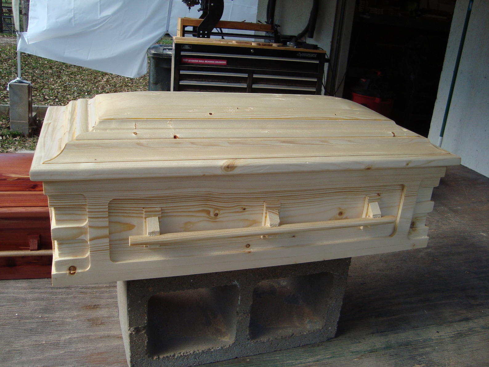 12 X 24 Pet Casket & Memory Chest Custom Pet Funeral Box Pet Etsy