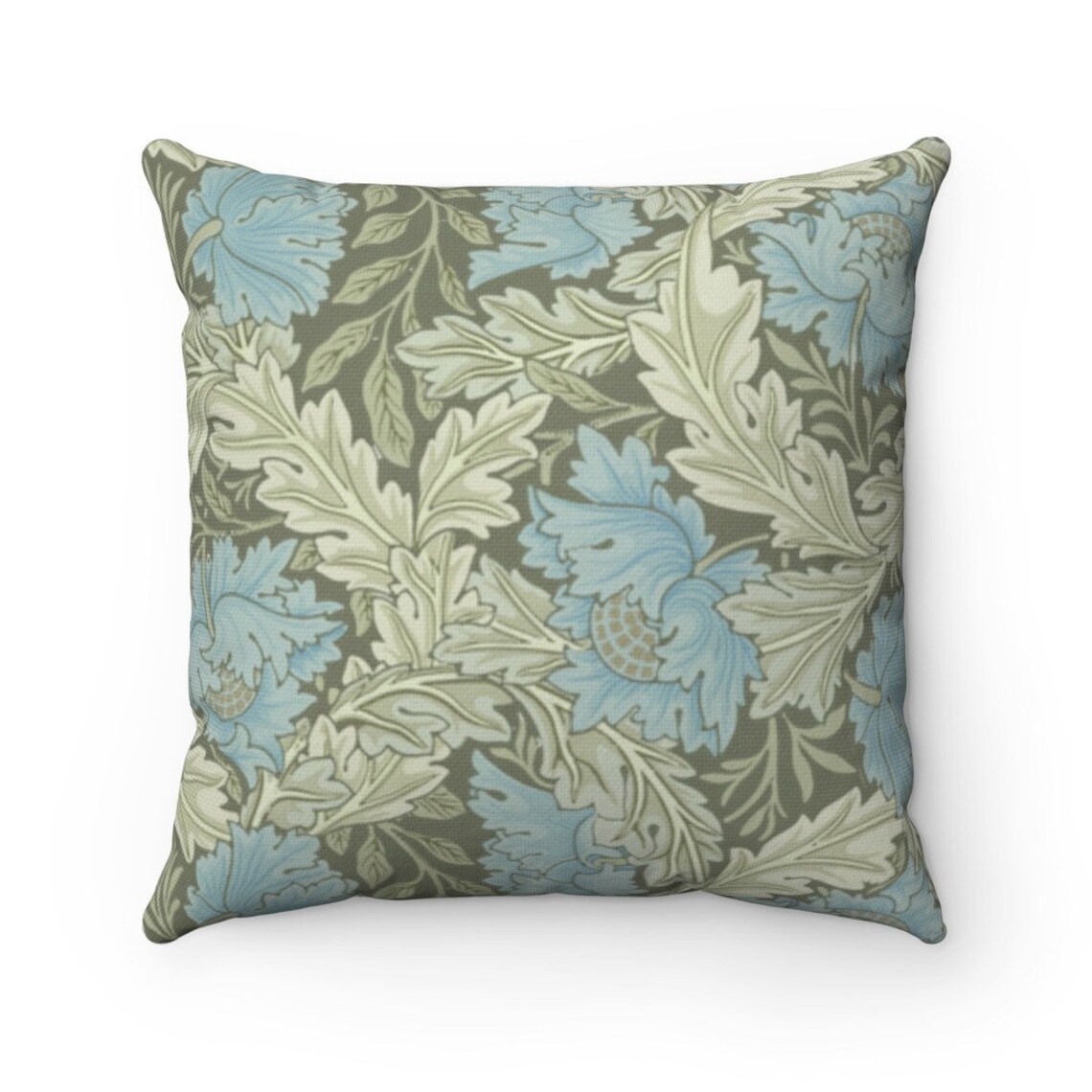 Green Decorative Square Throw Pillows Pillow Insert Included Etsy