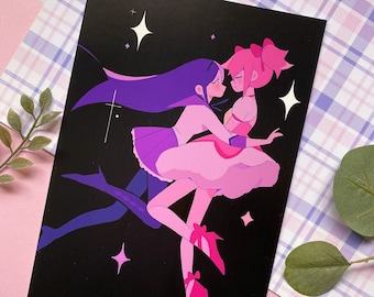 Madoka Magica print - A5 size, MadoHomu