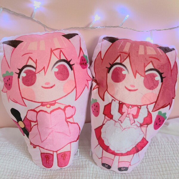 PREORDER Mew Ichigo 30cm double sided plushie, Tokyo Mew Mew, Mew Mew Power
