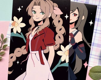 Final Fantasy 7 - Tifa en Aerith Printset, wedergeboorte, remake