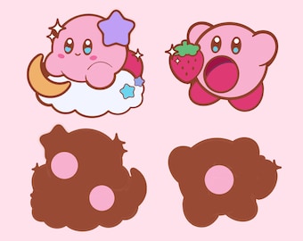 Kirby Emaille Pins