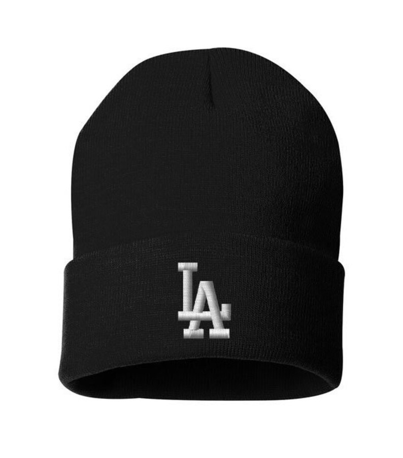 LA Dodgers EMBROIDERED Beanie Champs beanie | Etsy