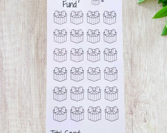 Birthday Fund Savings Tracker | Laminated A6 Envelope Insert | Reusable Budgeting | Cash Stuffing