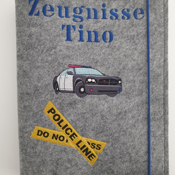 Zeugnismappe Polizei